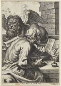 Evangelist Mark (title on object: S. Marcus Evang) by Anonymous