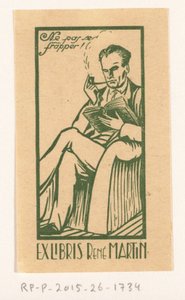 Ex Libris of René Martin by Anonymous