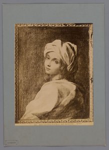Photoreproduction of a Painted Portrait of Beatrice Cenci by Guido Reni, in the Galleria Barberini in Rome by Anonymous