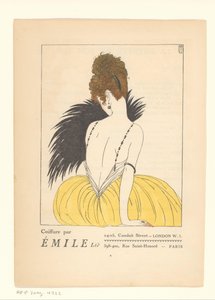 Gazette du Bon Ton, 1920 - No. 2, X: Hairstyle by Émile by Anonymous
