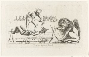 General Bertay on the Spit by Anonymous