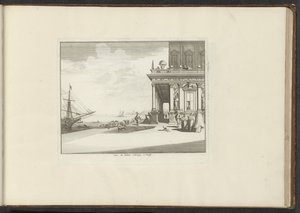 View of Palazzo Colinga in Venice by Anonymous