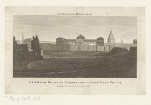 View of the House of Correction in Cold Bath Fields by Anonymous