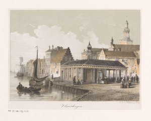 View of the Fish Market in Vlaardingen