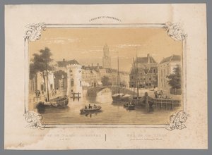 View of the Waard Barrier in Utrecht (Utrecht and Surroundings series)
