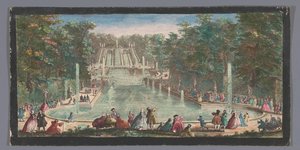 View of the Cascades in the Garden of the Château de Saint-Cloud