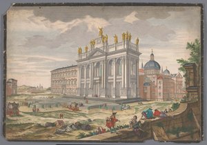 View of the Church of St. John Lateran in Rome