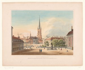 View of the Church of Riddarholmen, Stockholm by Anonymous