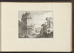 View of the Ruins of the Septizonium in Rome by Anonymous