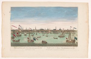 View of the City of Amsterdam from the IJ