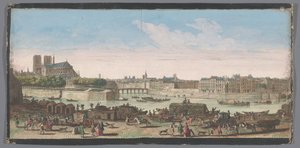 View of the City of Paris Seen from the Quai de Miramion