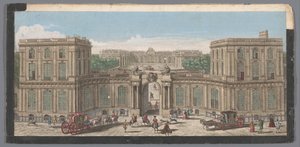 View of the Front of a Palace