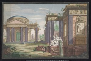 View of a Corinthian Temple
