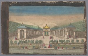 View of an Amphitheater on Kamenoi-Ostrow Island in the Neva River by Anonymous