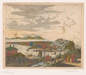 View of a City in China, Hanchieu