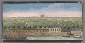 View of the Chateau de Belle-Vue in Meudon by Anonymous
