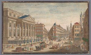 View of the Mansion House in London