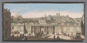 View of the Palais du Temple in Paris