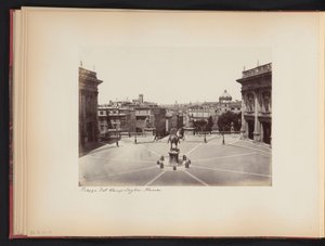 View of the Piazza del Campidoglio in Rome, Italy by Anonymous