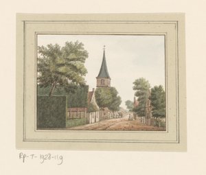 View of the village Heemskerk by Anonymous