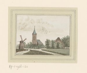 View of the Village Hoogwoud by Anonymous