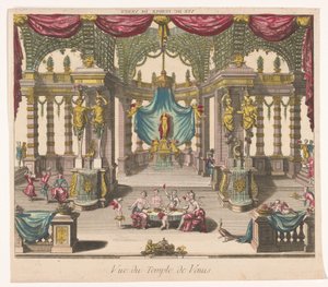 View of the Interior of the Temple of Venus by Anonymous