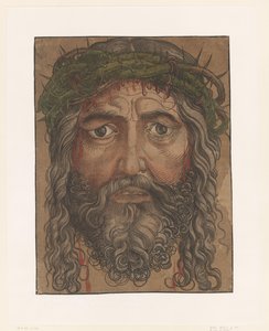 Face of Christ with Crown of Thorns by Anonymous