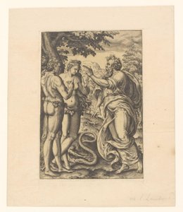 God Calls Adam and Eve to Account by Anonymous
