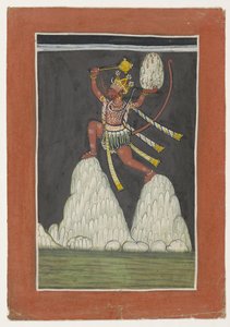 Hanuman Jumping on Mountain Tops