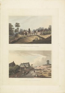 Hougoumont and La Haye-Sainte by Anonymous