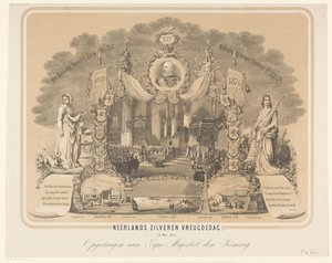 Inauguration of William III as King of the Netherlands Neerland
