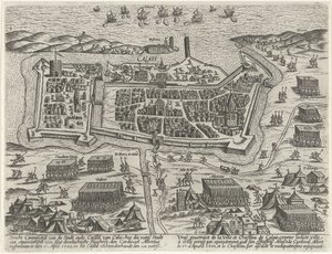 Capture of Calais by Archduke Albert, 1596