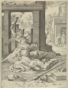 Jael and Sisera by Anonymous