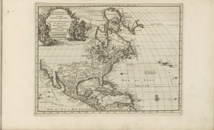 Map of Central and North America (Les Indes Orientales et Occidentales et autres lieux)