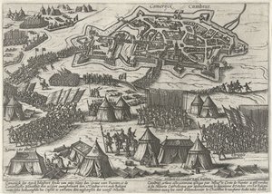 Cambrai Besieged and Taken by Fuentes, 1595 by Anonymous