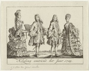 Clothing around 1725