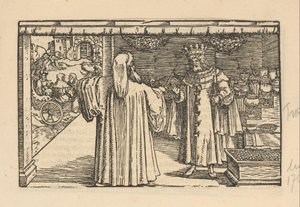 King in Conversation with a Sage in a Treasure Room by Anonymous