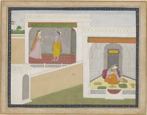 Krishna Visits Radha