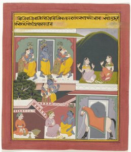 Krishna and Radha by Anonymous