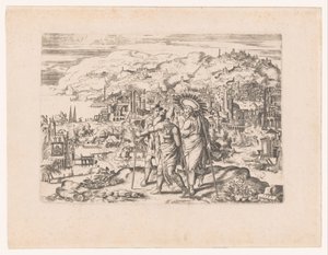 Landscape with Disciples of Emmaus by Anonymous