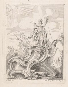 Man and Woman on Rocaille by Anonymous