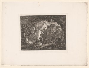 Man Fleeing from Snake by Anonymous