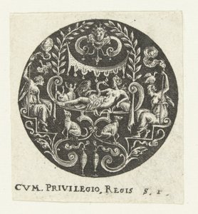 Medallion with Leda by Anonymous