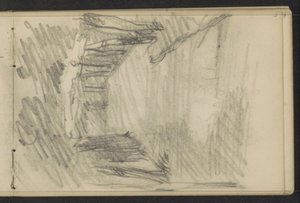 Path Marked with Poles by Anonymous