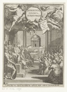 Minerva and Kneeling Scholars by Anonymous