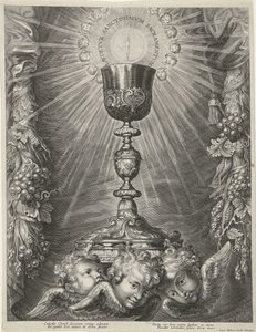 Chalice with Host by Anonymous
