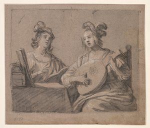 Musical Scene by Anonymous