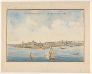 New Amsterdam or New York on the Island of Manhattan by Anonymous