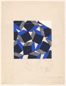 Design for a Silk Fabric by Anonymous