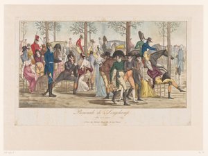 Procession in Long-Champ by Anonymous